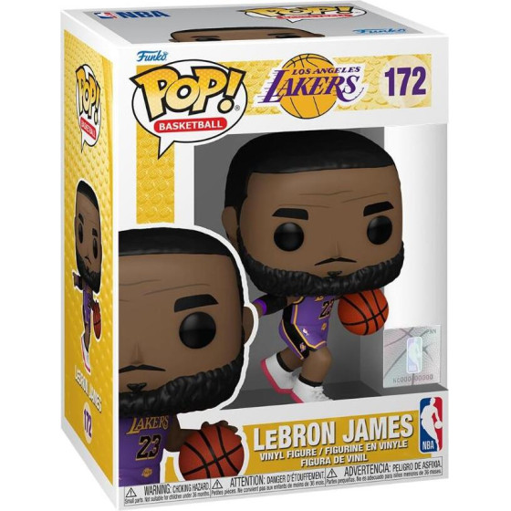 Funko Pop! Basketball: Nba Los Angeles Lakers - Lebron James #172 Vinyl Figure