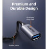 Cabletime ���������� USB-C �� Usb 10Gbps, ���� - (CT-CMAF10-AGL)