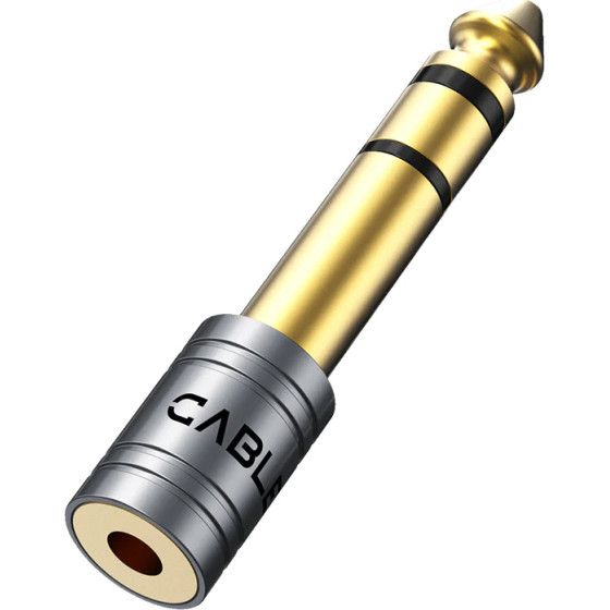 Cabletime ���������� ���� 6.3mm �� 3.5mm Gold plated, ���� - (CT-6M3F-AG)