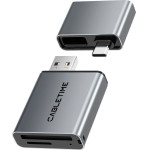 Cabletime Card Reader ��� Sd & Micro SD, Usb 3.0, 5Gbps, ���� - (CT-ACCD3-AG)