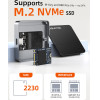 Cabletime ���� ��� M.2 Nvme Ssd ���������, 10Gbps, ���� - (CT-SSD04-AG)