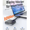 Cabletime ���� ��� M.2 Nvme Ssd ���������, 10Gbps, ���� - (CT-SSD04-AG)