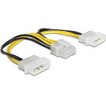 DeLock ������� 2x 4pIn Molex �� 8pIn Eps 0.15m - (83410)