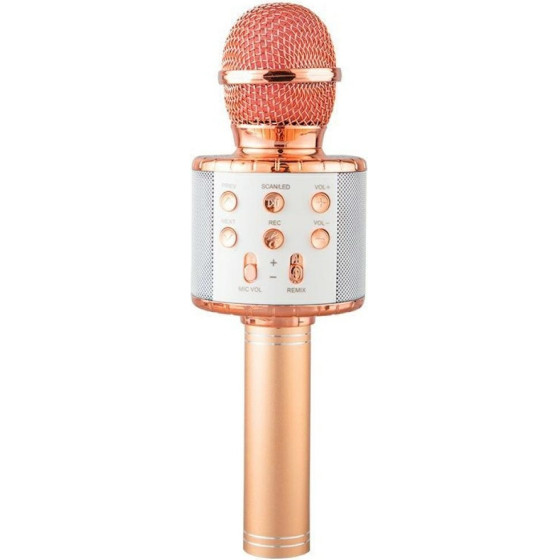 MajesticLine Karaoke Microphone pink