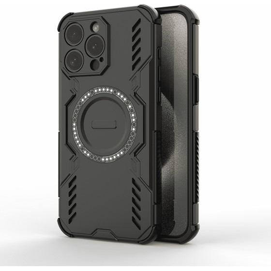 Techsuit - Armormag Case - Iphone 15 Pro Max - Black