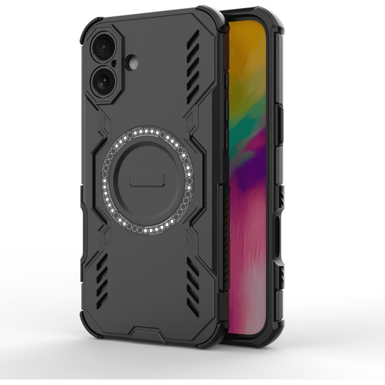 Techsuit - Armormag Case - Iphone 16 Plus - Black