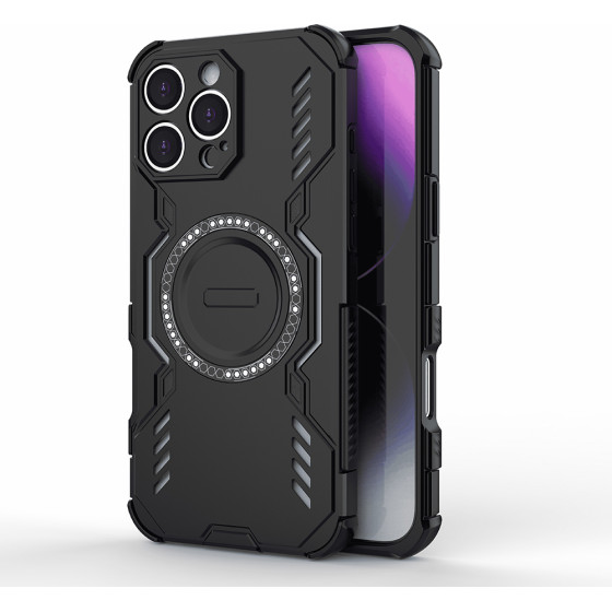 Techsuit - Armormag Case - Iphone 16 Pro - Black