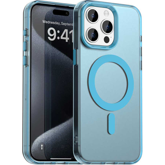 Techsuit - Candycase Magsafe - Iphone 15 Pro - Blue