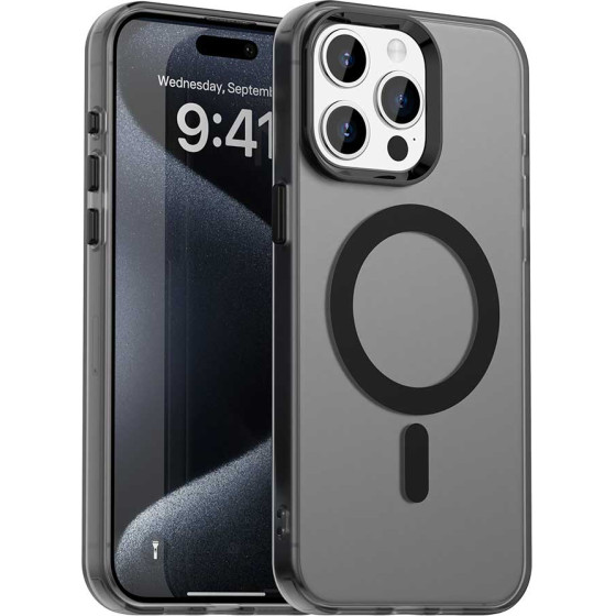 Techsuit - Candycase Magsafe - Iphone 15 Pro Max - Black