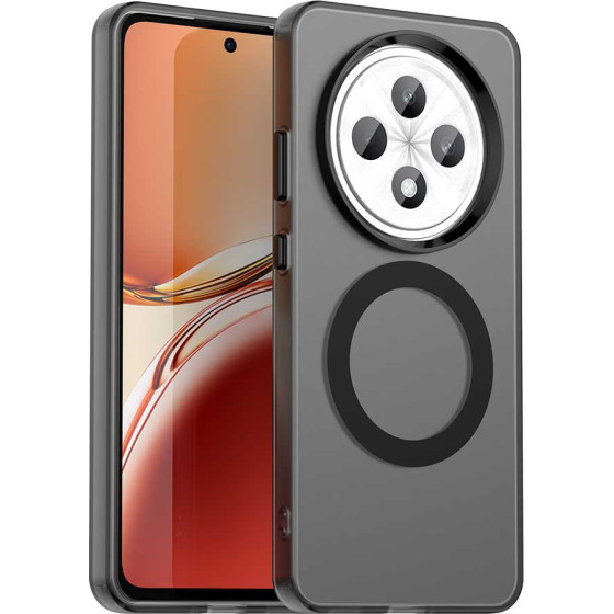 Techsuit - Candycase Magsafe - Oppo Reno12 F 4G / Reno12 F 5G / Reno12 Fs 4G / Reno12 Fs 5G - Black