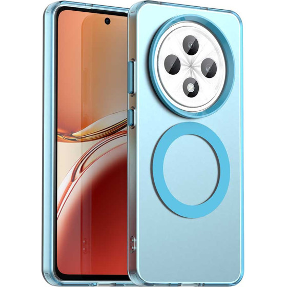 Techsuit - Candycase Magsafe - Oppo Reno12 F 4G / Reno12 F 5G / Reno12 Fs 4G / Reno12 Fs 5G - Blue