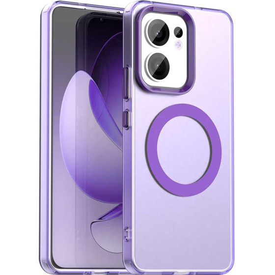 Techsuit - Candycase Magsafe - Oppo Reno13 F 4G / Reno13 F 5G / Reno13 Fs 5G - Purple