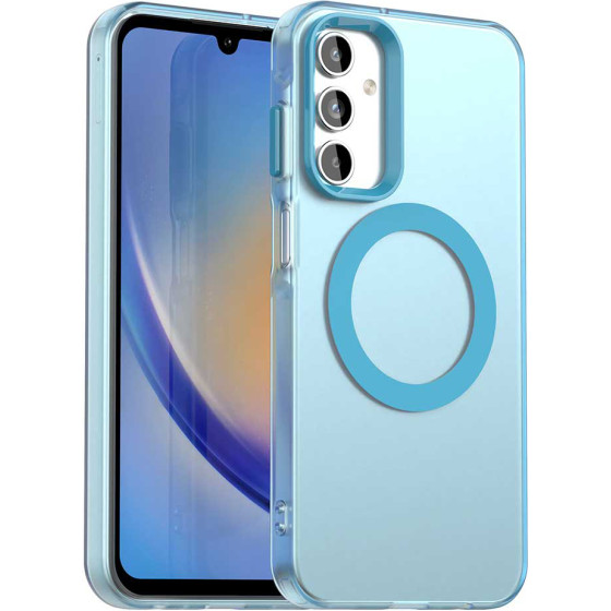 Techsuit - Candycase Magsafe - Samsung Galaxy A15 4G / A15 5G - Blue