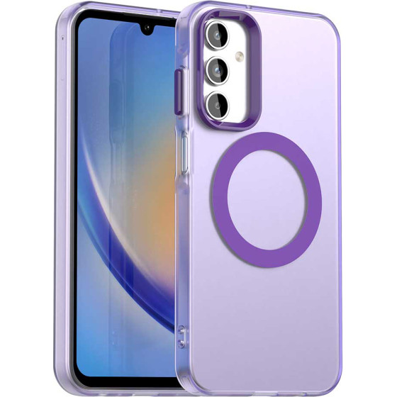 Techsuit - Candycase Magsafe - Samsung Galaxy A15 4G / A15 5G - Purple