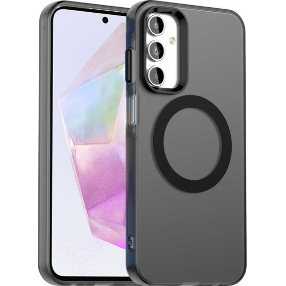 Techsuit - Candycase Magsafe - Samsung Galaxy A35 5G - Black
