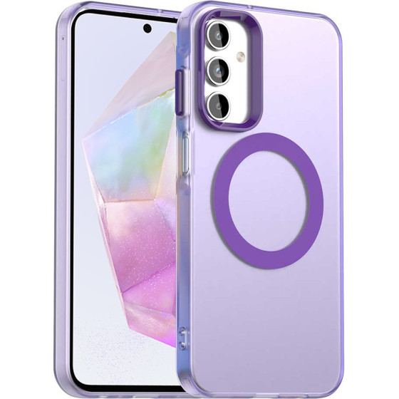 Techsuit - Candycase Magsafe - Samsung Galaxy A35 5G - Purple