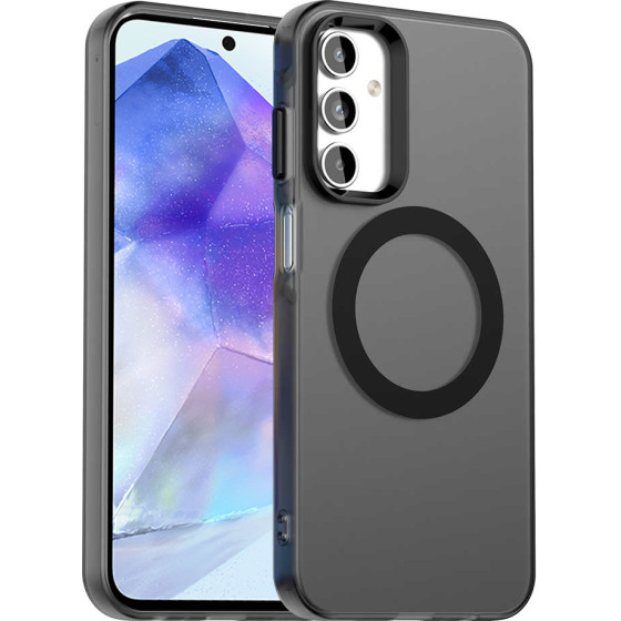 Techsuit - Candycase Magsafe - Samsung Galaxy A55 5G - Black