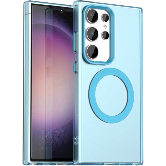 Techsuit - Candycase Magsafe - Samsung Galaxy S24 Ultra - Blue