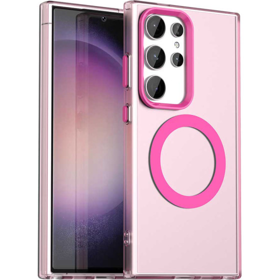 Techsuit - Candycase Magsafe - Samsung Galaxy S24 Ultra - Pink