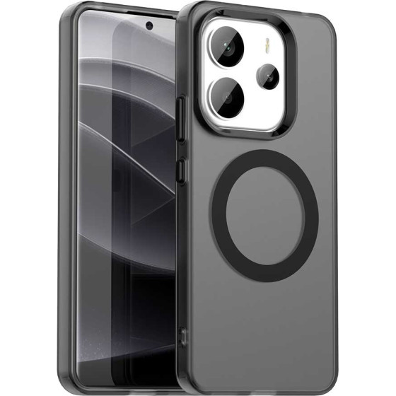 Techsuit - Candycase Magsafe - Xiaomi Redmi Note 14 4G (Regional) - Black