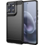 Techsuit - Carbon Silicone - Motorola Moto G86 - Black