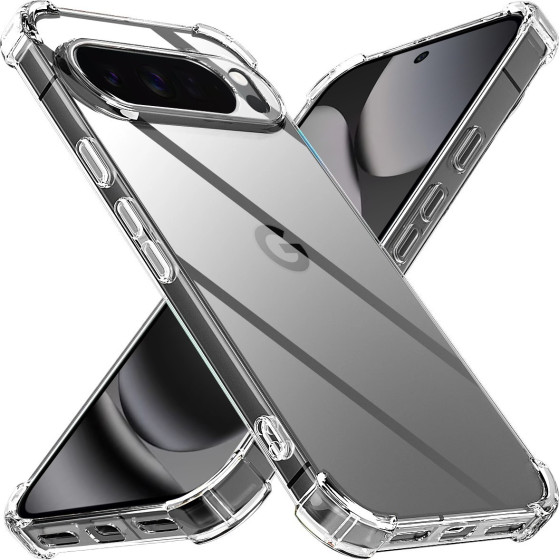 Techsuit - Shockproof Clear Silicone - Google Pixel 10 Pro Xl - Clear