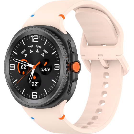 Techsuit - Watchband (W079) - Samsung Galaxy Watch8 40mm/Watch8 44mm/Watch8 Classic - Cream Puff