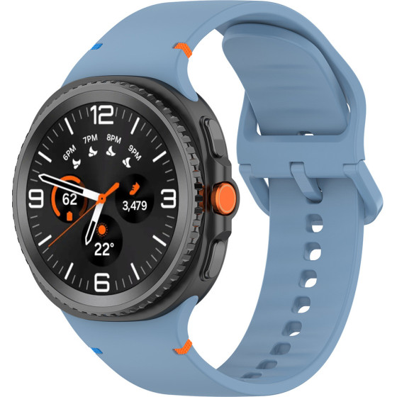 Techsuit - Watchband (W079) - Samsung Galaxy Watch8 40mm/Watch8 44mm/Watch8 Classic - Denim Blue