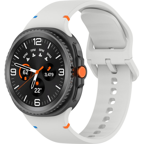 Techsuit - Watchband (W079) - Samsung Galaxy Watch8 40mm/Watch8 44mm/Watch8 Classic - Gray