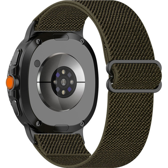 Techsuit - Watchband (W080) - Samsung Galaxy Watch8 40mm/Watch8 44mm/Watch8 Classic - Dark Moss
