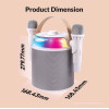 Sonicgear BT5.3 Portable Rgb Karaoke Wireless Speaker Iox K800 White - (IOX-K800-W)