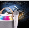 Sonicgear BT5.3 Portable Rgb Karaoke Wireless Speaker Iox K800 White - (IOX-K800-W)