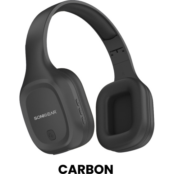 Sonicgear BT5.4 OVER-Ear Headphones Airphone 5 Carbon - (AIRPHONE5-CB)