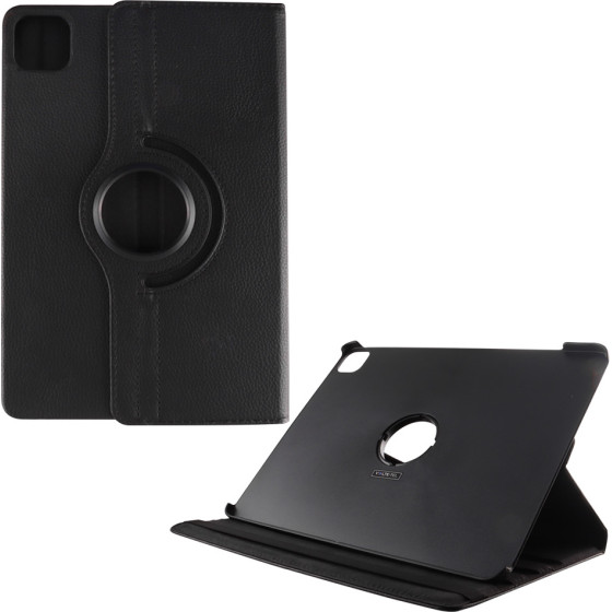 Volte-Tel ���� Ipad Pro 11 2024 11.0'' Leather Book Rotating Stand BLACK