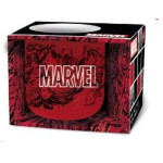 Stor: Marvel Pattern - Ceramic Breakfast Mug In Gift Box (400ml) (75434)