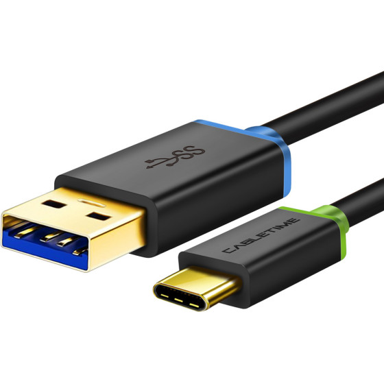 Cabletime ������� USB-C �� Usb CT-C160-U33-CMAMG, 3A, 5Gbps, 3m, �����