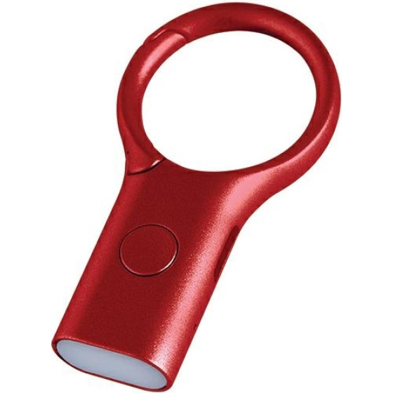 Lexon Nomaday Keychain With Flashlight Dark Red - (LL136DR)