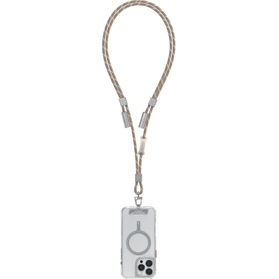 Skinarma Universal Phone Lanyard Cable 2in1 Dyno Ve USB-C/USB-C Beige - (SK-DYVE-CBLCC-BGE)