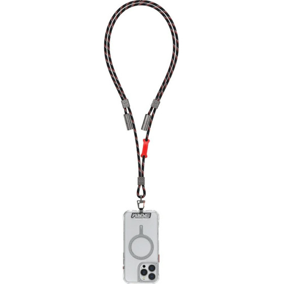 Skinarma Universal Phone Lanyard Cable 2in1 Dyno Ve USB-C/USB-C Black - (SK-DYVE-CBLCC-BLK)