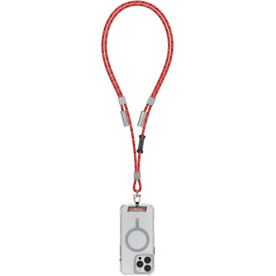 Skinarma Universal Phone Lanyard Cable 2in1 Dyno Ve USB-C/USB-C Red - (SK-DYVE-CBLCC-RED)