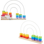 Fisher-Price: Wooden Rainbow Bead Ba (JFG15)