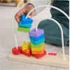 Fisher-Price: Wooden Rainbow Bead Ba (JFG15)