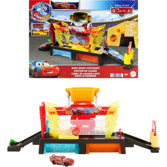 Mattel Cars: Color Changers Race Ready Car Wash (JBM70)