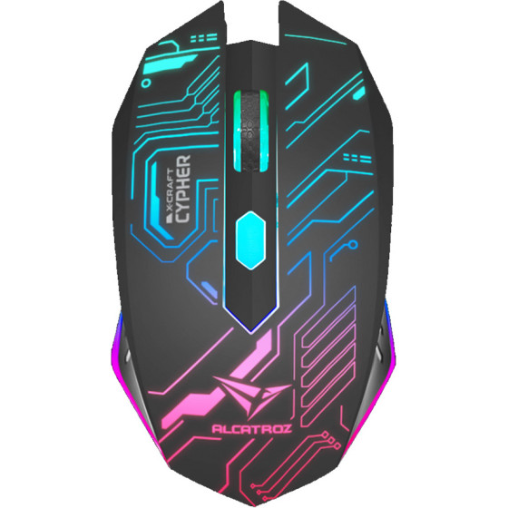 Alcatroz 4-Button Gaming Rgb Mouse Cpi 2400 X-Craft - (CYPHER)
