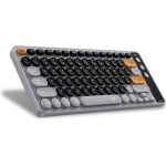 Alcatroz Multi Device Rech Keyboard Bt & 2.4G Airdock 2 Autumn Blk - (AD2AB)