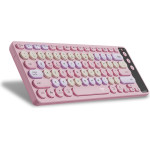 Alcatroz Multi Device Rech Keyboard Bt & 2.4G Airdock 2 Spring Pink - (AD2SP)