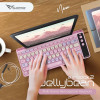 Alcatroz Multi Device Rech Keyboard Bt & 2.4G Airdock 2 Spring Pink - (AD2SP)