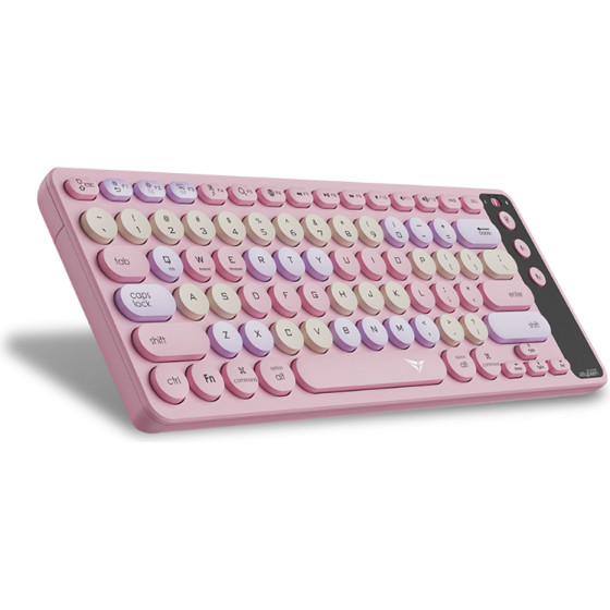Alcatroz Multi Device Rech Keyboard Bt & 2.4G Airdock 2 Spring Pink - (AD2SP)