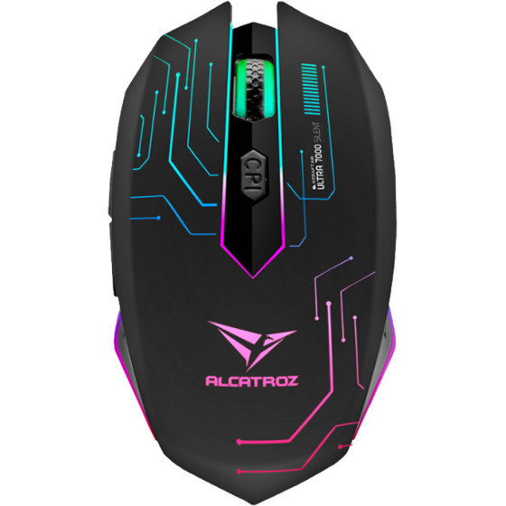 Alcatroz Silent 2.4G Wireless Rgb Gaming Mouse 4800 Cpi X-Craft Air Ultra 7000 - (AIR7000U)