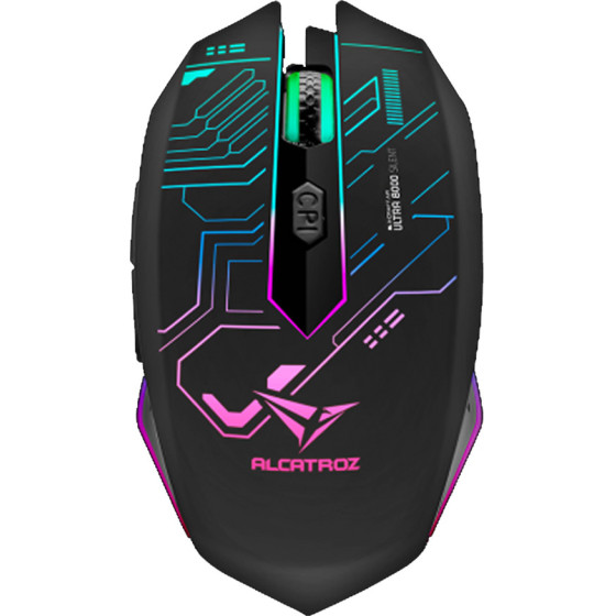 Alcatroz Silent 2.4G Wireless Rgb Gaming Mouse 4800 Cpi X-Craft Air Ultra 8000 - (AIR8000U)